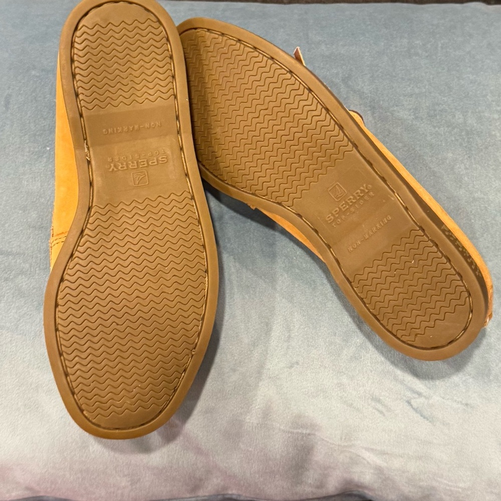 Sperry Boy’s Brown Boat Shoes 1.5 - Picture 5 of 8